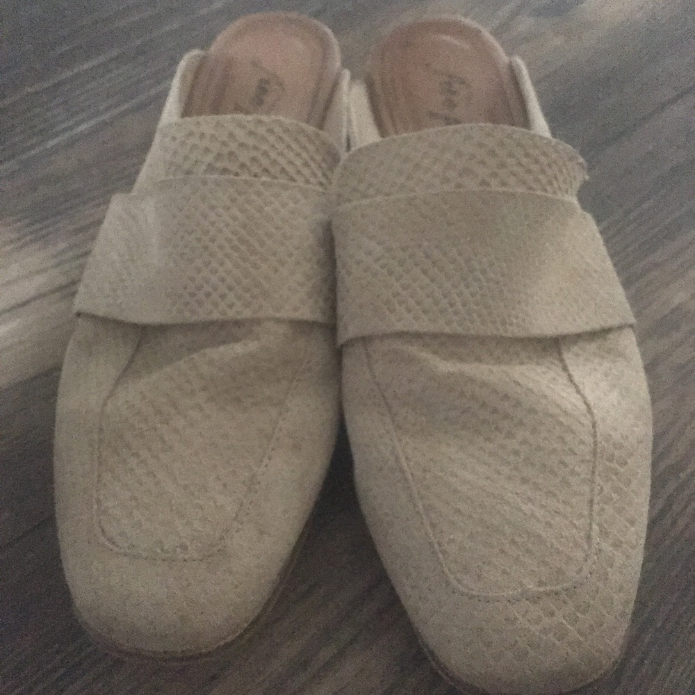 Free people mules. Worn but good condition